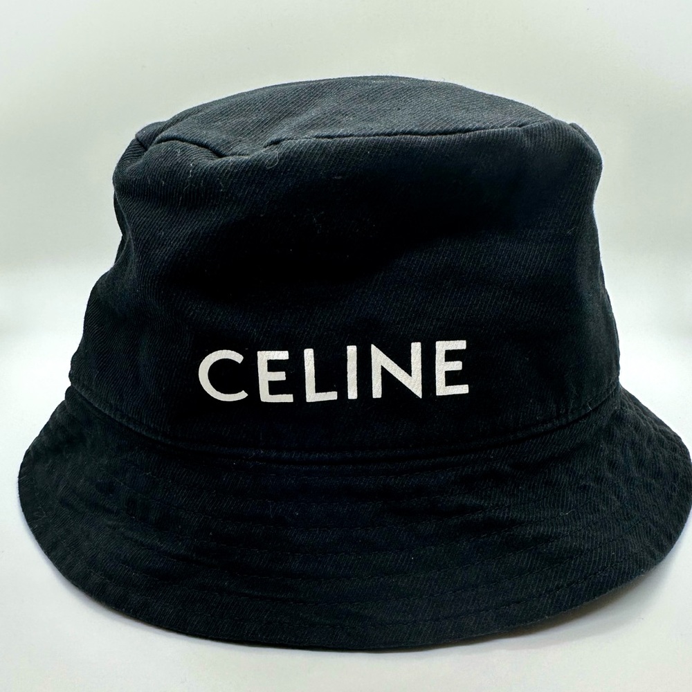 Celine Black Bucket Hat